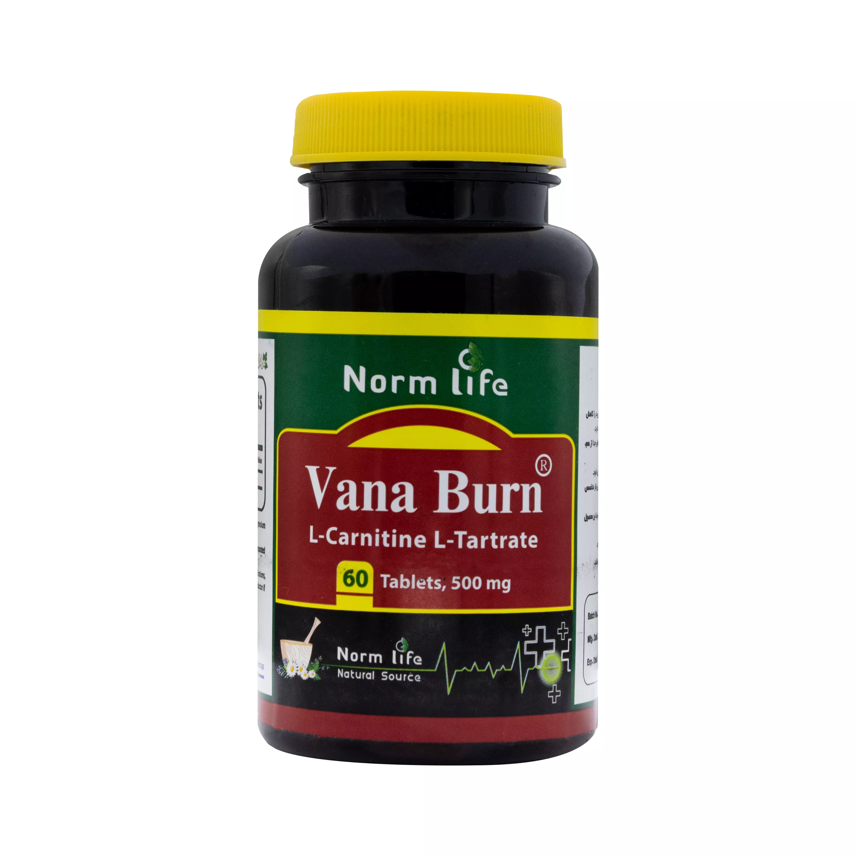 قرص وانا برن ال کارنیتین 500 میلی گرم نورم لایف